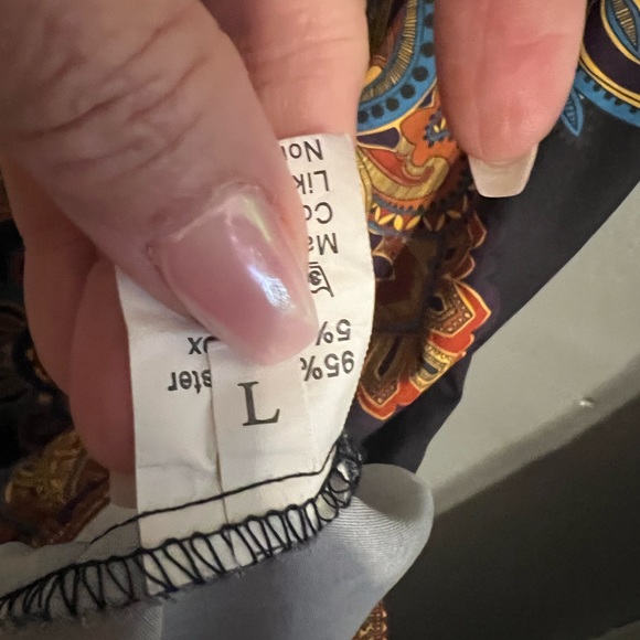 Women’s Cold Shoulder Colorful Dress - Picture 4 of 6